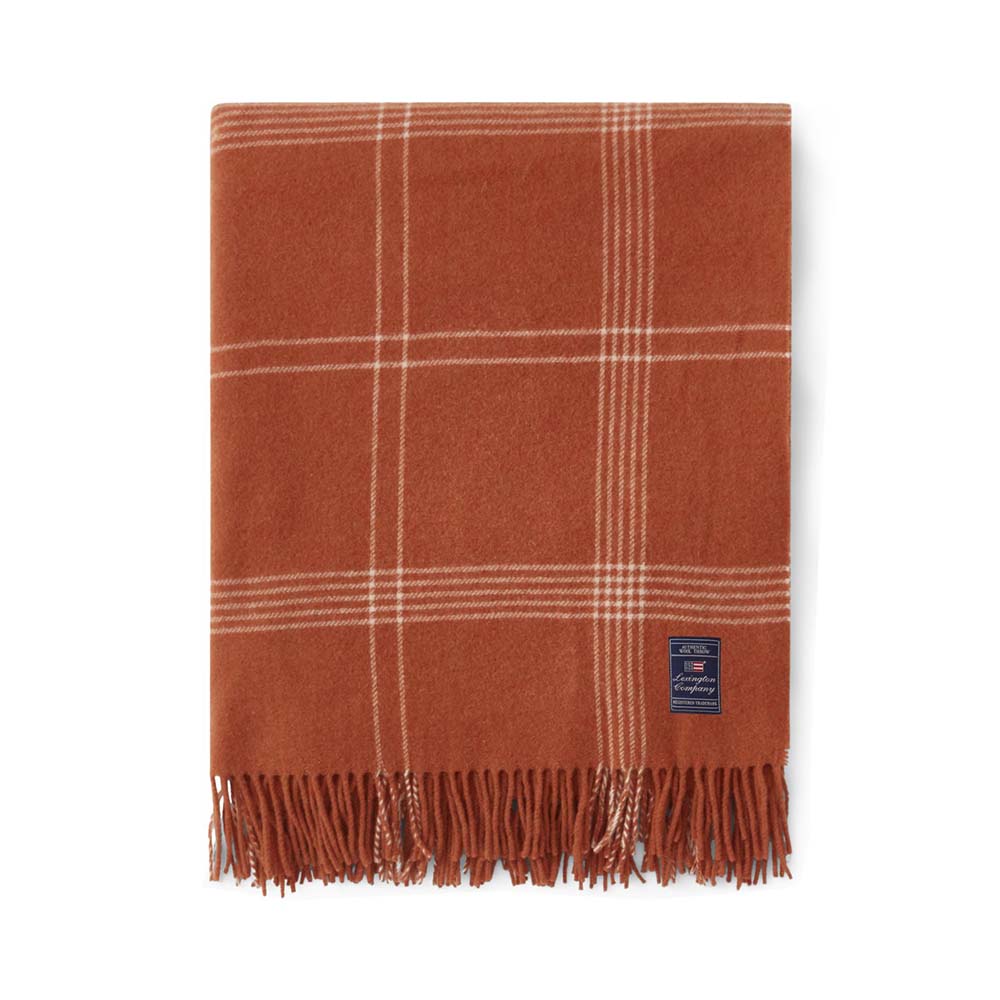 Lexington Checked Recycled Wool Pl&auml;d